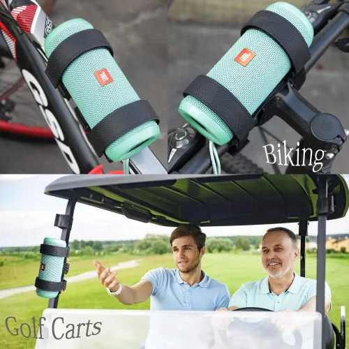 Miniatura 6 de Hermitshell Soporte portátil para carrito de golf, accesorios de barandilla, correa ajustable