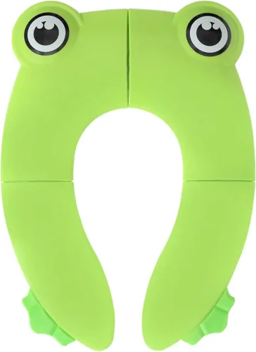 Miniatura 8 de Funda de asiento de entrenamiento para inodoro, asiento de inodoro de viaje, almohadillas de silicona antideslizantes plegables, portátil de viaje
