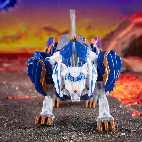 Miniatura 3 de Transformers Legacy United Voyager Class Prime Universe Thundertron, figura de acción de conversión de 7 pulgadas, 8+