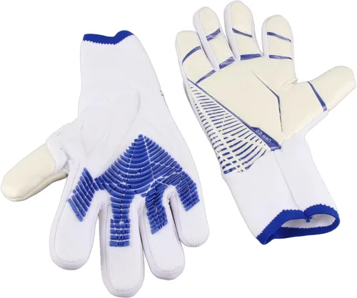 Miniatura 4 de Guantes de portero de fútbol con agarre de palma fuerte, protección para los dedos, antideslizante, látex, nailon, transpirable, guantes de portero
