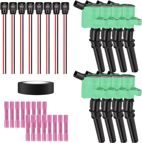 Miniatura 31 de Juego de 4 bobinas de encendido y conector hembra arnés de enchufe compatible con Infiniti Frontier Altima Versa Sentra NV200 Rogue FX50 QX60 QX70