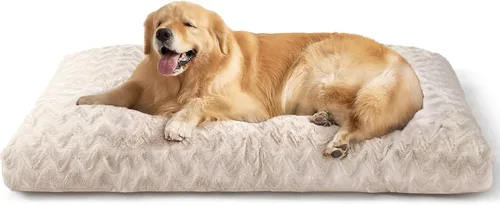 Miniatura 29 de EHEYCIGA Cama lavable para perros medianos para jaula de 29 x 21 pulgadas, almohadilla reversible para perreras para perros con un peso de hasta 35