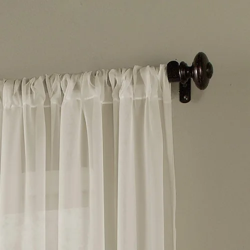 Miniatura 3 de Curtainworks 1Q804004OY Soho Voile Cortina Panel 1Q804004OY, 144", Oyster