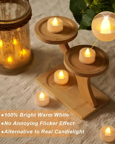Miniatura 3 de Beichi Paquete de 100 velas LED sin llama a granel