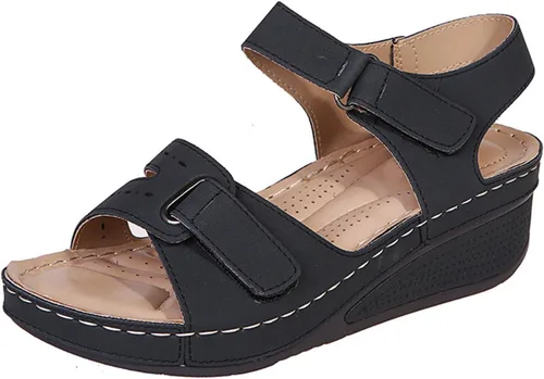 Miniatura 8 de Ladmiple - Sandalias ortopédicas para mujer, fascitis plantar, soporte de talón de arco, para verano, para caminar, sandalias ortopédicas Amarillo