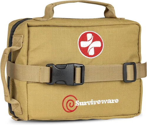 Miniatura 2 de Surviveware 119 Pcs Comprehensive Premium Survival First Aid Kit - Medical Emergency Kit for Travel Camping Gear, Home Essentials & Outdoor