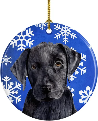 Miniatura 158 de Caroline's Treasures Cavalier Spaniel - Adorno de cerámica para colgar en el árbol de Navidad, para el hogar, Navidad, fiestas, regalo, 3 pulgadas