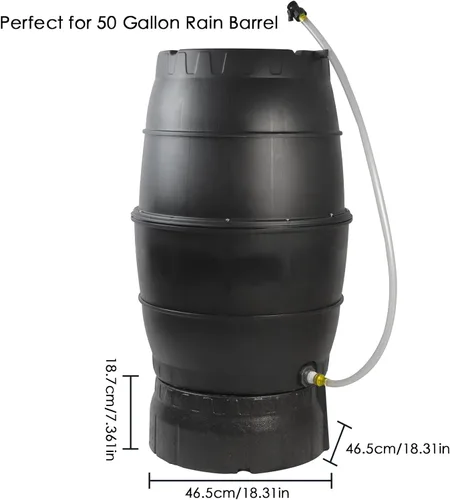 Miniatura 2 de SQUEEZE master Soporte para barril de recolección de agua de lluvia de 50 galones