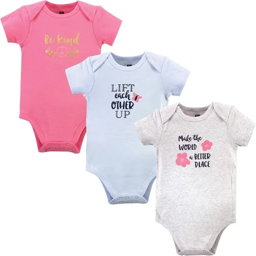 Miniatura 162 de Hudson Baby baby-girls Cotton Bodysuits 3-pack