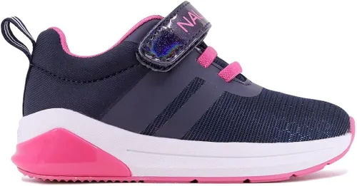 Miniatura 4 de Nautica Tenis deportivos con luz intermitente para niños con una correa, a la moda y divertida para niños y niñas, disponibles en tallas para niños