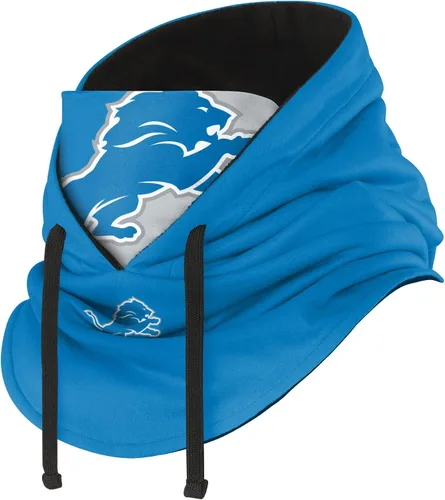 Miniatura 2 de NFL Team Logo Team Color Drawstring Winter Cap Hooded Gaiter Balaclava Face Cover
