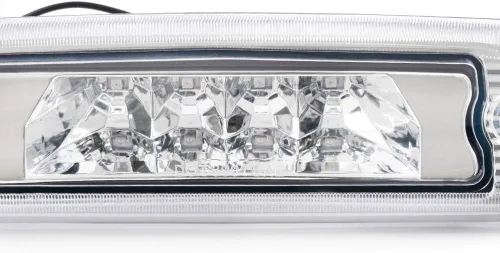 Miniatura 3 de CHEDA Tercera luz de freno 3D, compatible con Jeep Cherokee 1997-2001, lente cromada, carcasa LED, lámpara de carga trasera, barra trasera