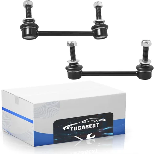 Miniatura 9 de TUCAREST Enlace estabilizador de barra estabilizadora delantera, 2 piezas, K6600, compatible con 92-03 Fo-rd Escort