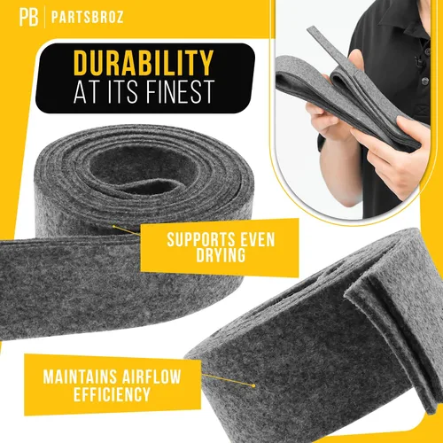 Miniatura 4 de PartsBroz Sello de fieltro para tambor de secadora WP33001807 para Whirlpool Maytag Crosley parte reemplazo AP6007947 PS11741074 WP33001807VP