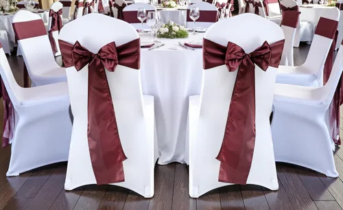 Miniatura 129 de mds - Lote de 10 lazos de satén para sillas de boda y eventos, para decoración de fiestas, 30 colores, Satin, 10 Verde oliva