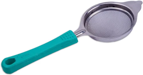 Miniatura 3 de Coladores de malla fina de acero inoxidable para cocina, colador con asa, tamices de metal para alimentos, arroz, aceite, fideos, frutas, verduras