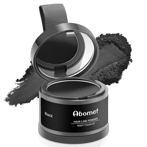Miniatura 7 de Abomet Polvo Capilar Oculta Instantáneamente la Pérdida de Cabello, Polvo de Color de Cabello para Retoque de Raíces, Complementos Capilares