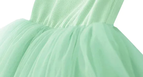 Miniatura 3 de BTGIXSF - Vestido tipo tutú para niña, vestido sin mangasmanga larga para niña, vestido de verano de tul para niña