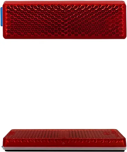 Miniatura 6 de Reflector 76X22mm autoadhesivo rectángulo de seguridad impermeable para entrada de buzón remolque