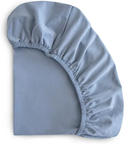 Miniatura 14 de mushie Sábana para cuna elástica y suave Ajustable de 28 x 52 pulgadas (rubor)