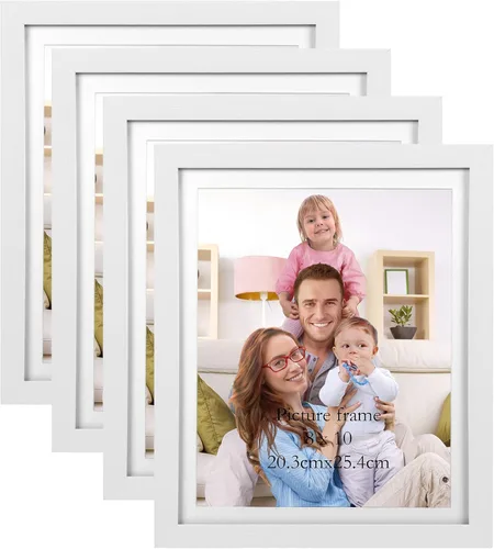 Miniatura 31 de Giftgarden Portarretratos de 11 x 17 pulgadas, paquete de 4 marcos mate de 11 x 17 pulgadas para fotos de 8 x 12 pulgadas con paspartú, póster de 11