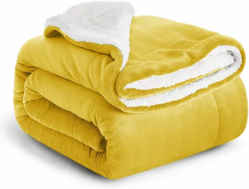 Miniatura 9 de IR Imperial Rooms Mantas Sherpa de color rosa bebé tamaño King para cama – Paquete al por mayor de 9 mantas Sherpa – Manta suave y esponjosa