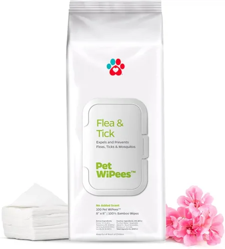 Miniatura 10 de Toallitas para gatos de todo uso Pet WiPees™ – 100 Toallitas de baño diarias para gatos, Toallitas naturales para gatos para orejas, pelaje