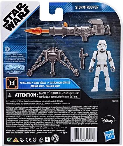 Miniatura 4 de Star Wars Mission Fleet Gear Class Imperial Cannon Assault, figura de acción de Stormtrooper a escala de 2.5 pulgadas, juguete para niños de 4 años