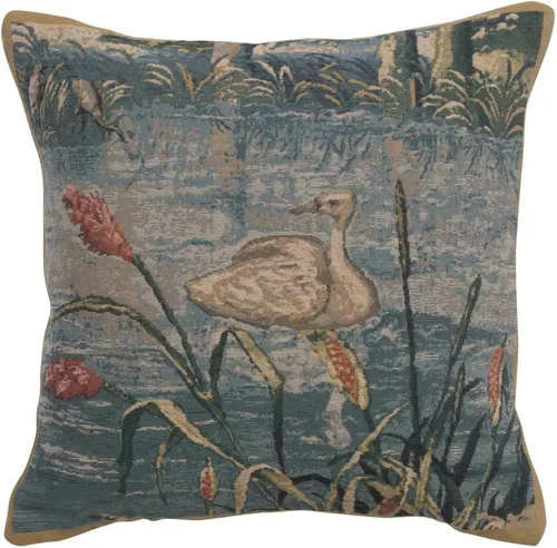 Miniatura 6 de C Charlotte Home Furnishings Inc Paysage Flamand Bateau - Funda de almohada cuadrada de 17 x 17 pulgadas, funda de cojín decorativa bohemia