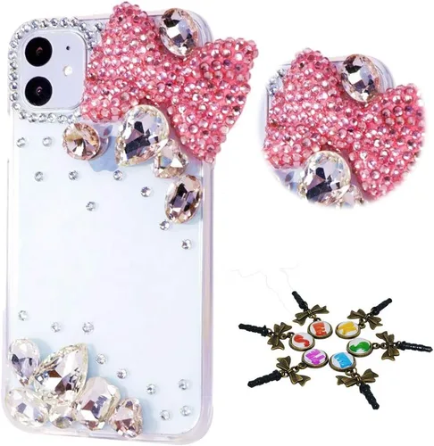 Miniatura 9 de Sparkle - Funda para teléfono compatible con Samsung Galaxy Z Flip 2 5G - Elegante - Funda 3D hecha a mano con diseño de diamantes de imitación