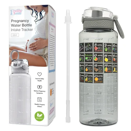 Miniatura 7 de BellyBottle Rastreador de Botella de Agua para Embarazo – Imprescindibles para el Embarazo – Regalos de Embarazo para Futura Mamá – Esenciales