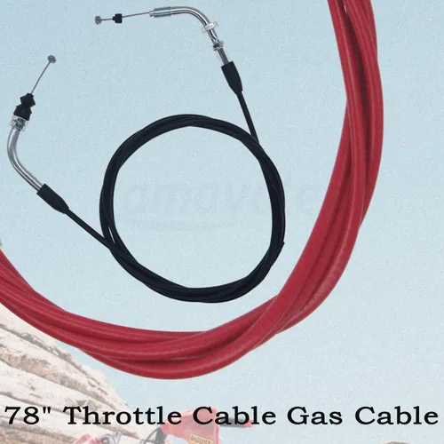 Miniatura 3 de Cable de acelerador de 78 pulgadas, accesorio de cable de gas apto para GY6 50cc 150cc QMB139 Chinese Roketa Jonway Taotao VIP Future Champion Lacer