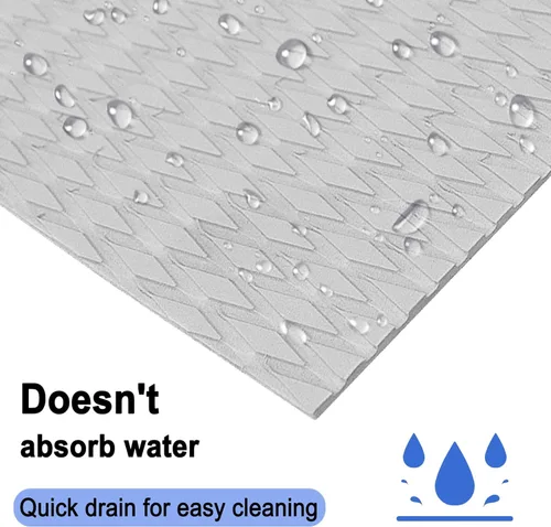 Miniatura 3 de HZshark EVA Foam Boat Decking Sheet Universal DIY Surfboard Traction Pad Non-Slip Grip Mat Trimmable Sheet for Kayak RV Yacht Pool Skateboard Gris
