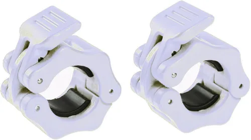 Miniatura 9 de Abrazaderas para barra de 1 pulgada, collares de ejercicio de 1 pulgada (25 mm) Juego de 2 clips de collar de bloqueo de liberación rápida para Negro