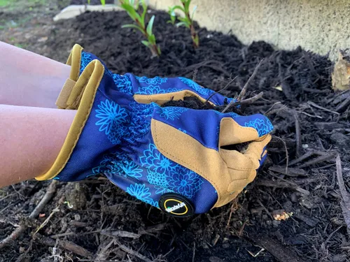 Miniatura 7 de Miracle-Gro Guantes de trabajo de jardinería de alta destreza para mujer, tecnologías de pantalla táctil, resistentes a la abrasión, cómodos