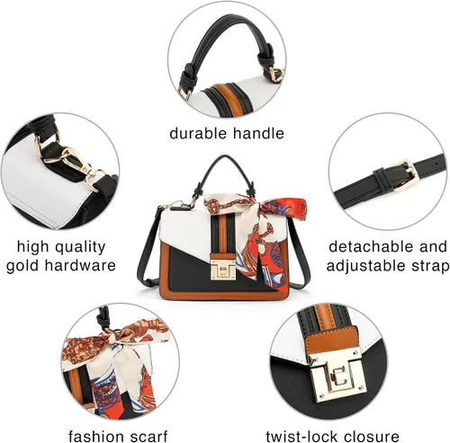 Miniatura 5 de Scarleton H2065 - Bolso de mano para mujer, monederos para mujer