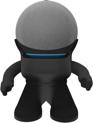 Miniatura 3 de Splin Soporte de mesa compatible con Amazon Alexa Smart Speaker Echo Dot (4ª y 5ª generación) y Apple HomePod Mini, Mr. Bill (negro)