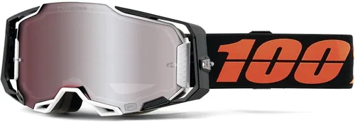 100% Gafas de protección deportiva premium ARMEGA con lente Ultra HD y protector de nariz