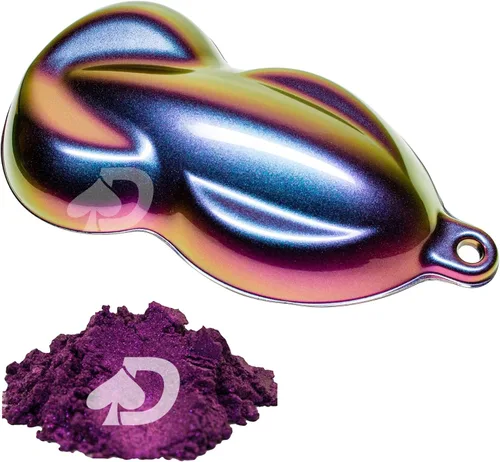 Miniatura 17 de 0.18 oz Arson SuperShift Pearl Polvo de mica camaleón intenso Pigmento de cambio de color para pintura Pigmento camaleón para pintura Polvo