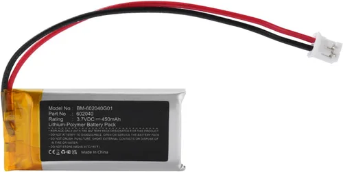 Miniatura 5 de 602040 450mAh LI-PO batería recargable con conector XH2.2.126 in/2Pin