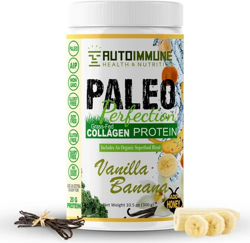 Miniatura 19 de Paleo Perfection - Polvo de proteína de colágeno de carne de res alimentada con pasto de chocolate doble sin estevia - Paleo, Keto, SCD, AIP