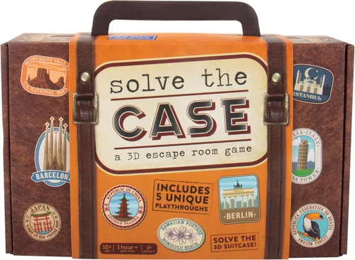 Fizz Creations Resuelve el caso – Juego de Escape Room 3D en una maleta portátil con 5 juegos únicos, cartas de pistas y rompecabezas 3D – Noche de