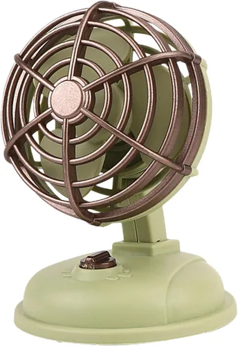 Ventilador Chill Vintage – Accesorio de escritorio retro, circulador de aire antiguo | Ventilador de refrigeración decorativo para el hogar para