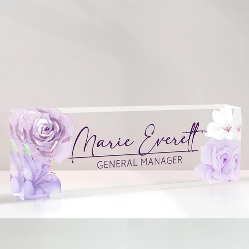 Miniatura 6 de Placa de Nombre de Escritorio Personalizada, Placa de Nombre Personalizada para Escritorio, Decoración de Escritorio de Oficina, Placa Personalizada