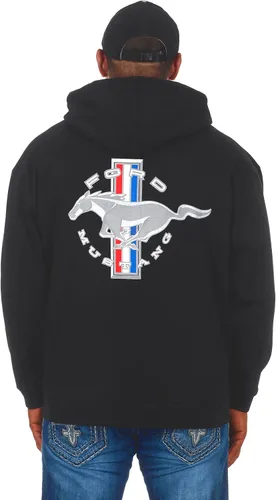 Miniatura 3 de Jh Design - Sudaderas con capucha Ford Mustang para hombre en 5 estilos y cremallera completa