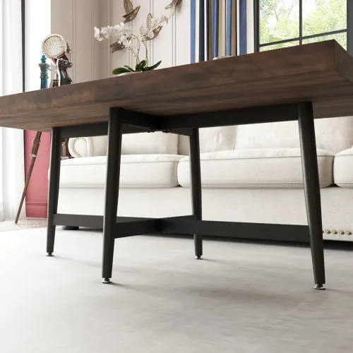 Miniatura 7 de KaKaBB Patas de Mesa de Café de Metal de 18 Pulgadas, Patas de Muebles de Servicio Pesado para Escritorios Modernos de Oficina, Soportes de TV, Mesa