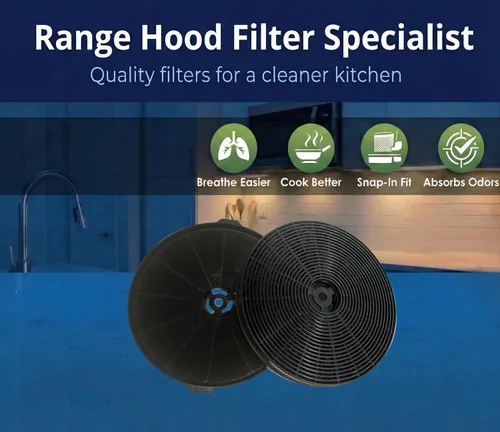 Miniatura 6 de 2 filtros de campana extractora AP-CFK1-TM compatible con Cosmo Range Hood Charcoal CFK1-TM 63190 63175S UC30 UMC30 UMC36 668A900 668WRC90