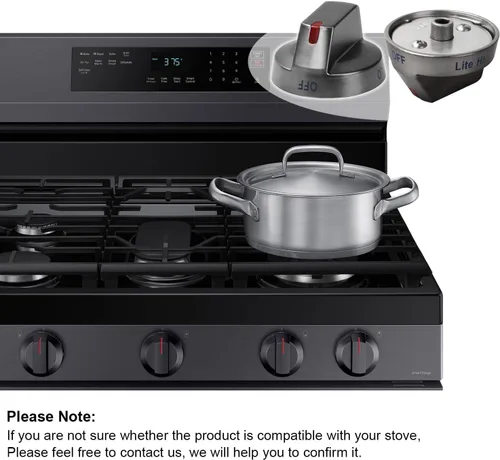 Miniatura 4 de Repuesto de repuesto para estufa de horno de cocina a gas para Samsung NX58M6850SG, NX58J7750SG, NX58J5600SG, NX58J5600SG, NX58K7850SG NX58K7850SG
