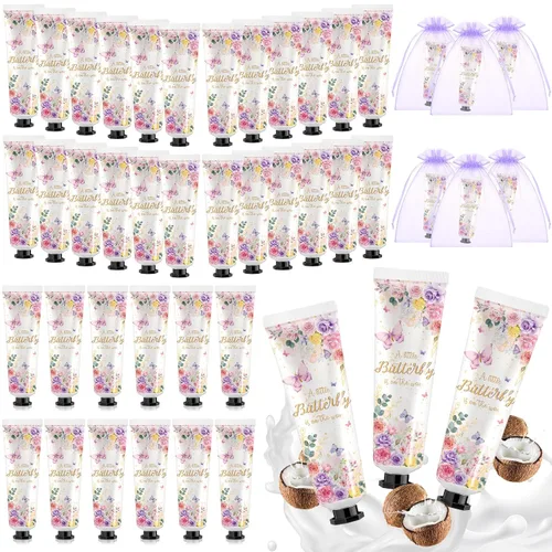 Miniatura 8 de 48 Sets Una Mariposa Está en Camino Regalos de Crema de Manos a Granel Baby Shower Crema de Manos Tamaño de Viaje Loción a Granel Suministros