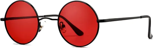 Miniatura 8 de PORADAY Circle Lennon - Gafas de sol polarizadas redondas retro, estilo hippie, gafas de sol de círculo pequeño
